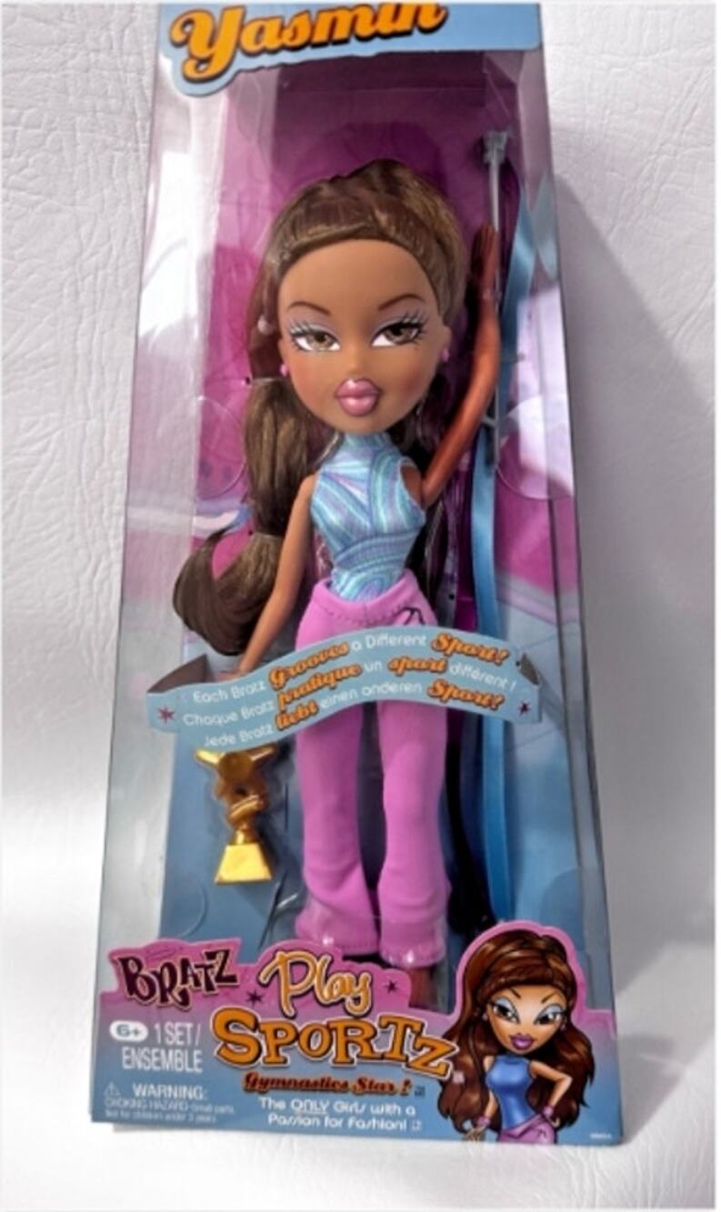 Bratz Play Sportz Yasmin Gymnastics Star Doll New in Box NRFB MGA